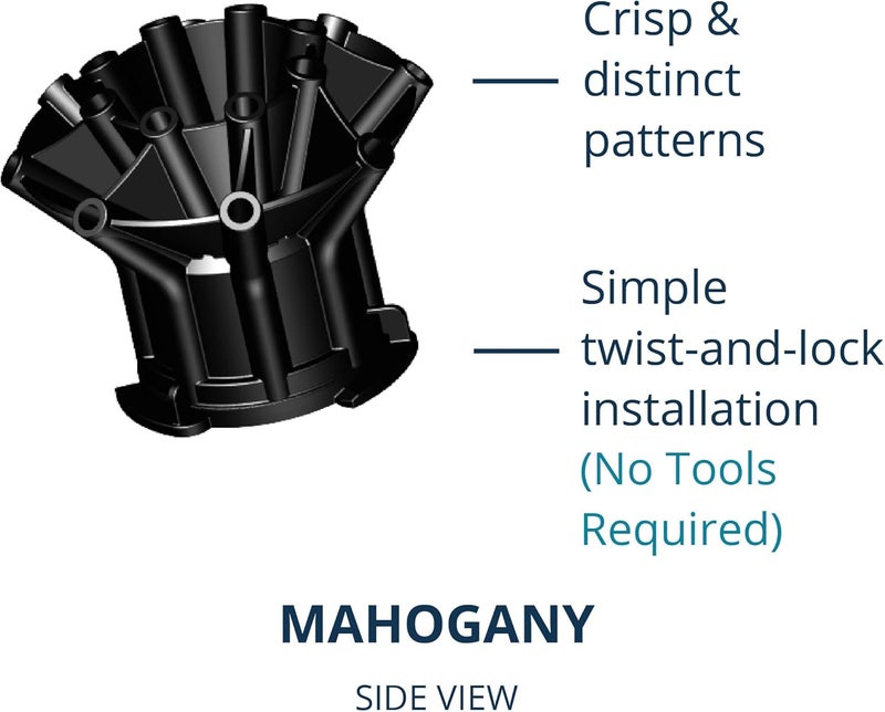 Kasco J Series 3/4 HP and 1 HP Mahogany Premium Fountain Nozzles Only (Fountain not Included) - Image 5